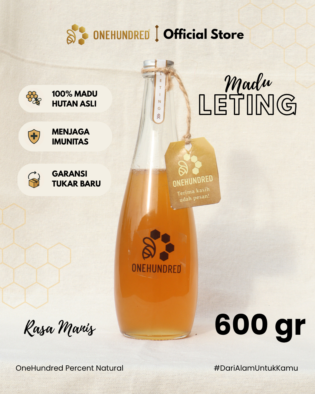 One Hundred Honey Branding Asset 3