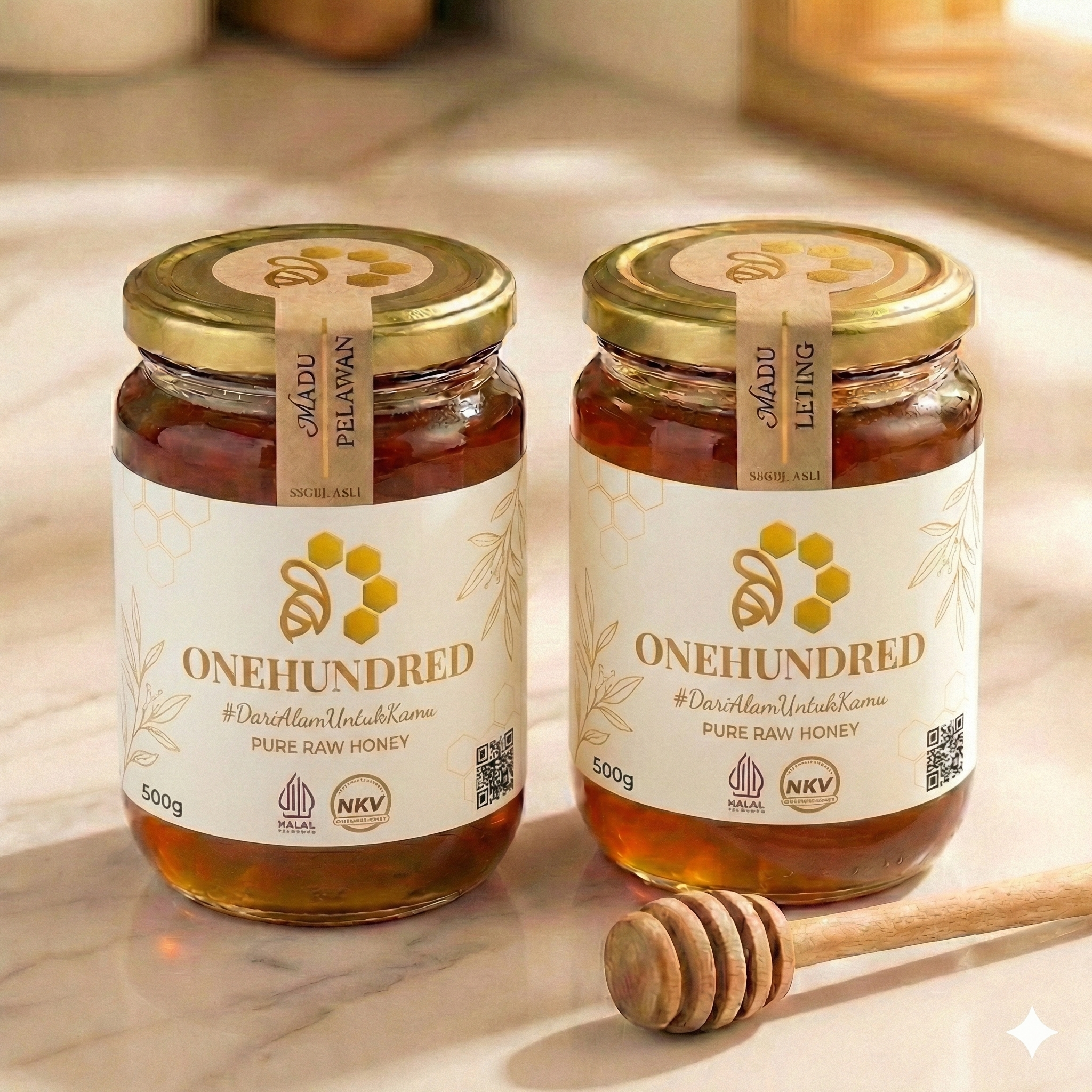 One Hundred Honey Branding Asset 2